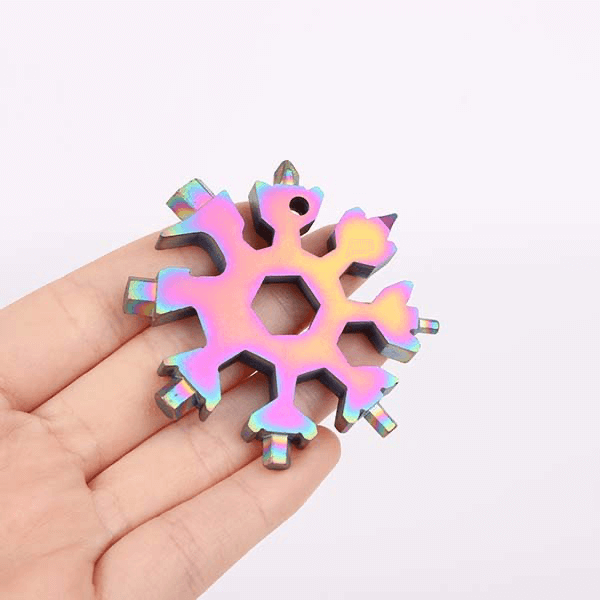 18 in One Multifunctional Snow Flake Wrench And Screwdriver