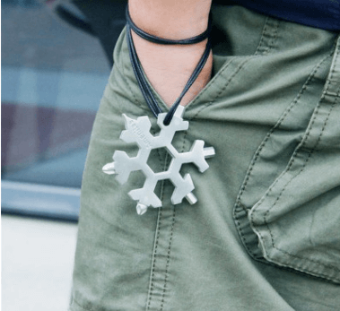 18 in One Multifunctional Snow Flake Wrench And Screwdriver