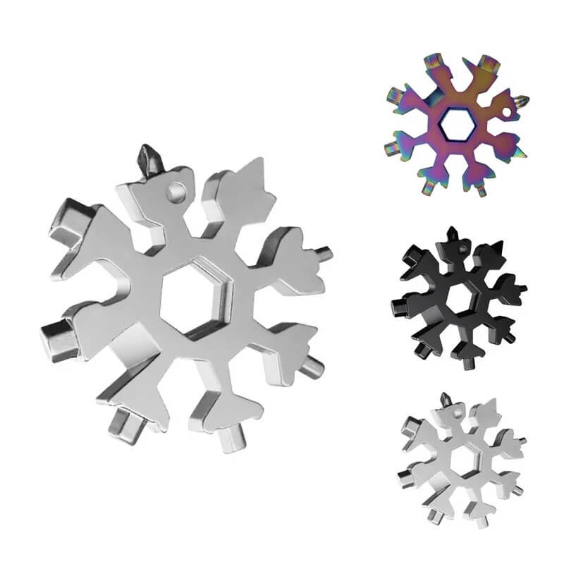 18 in One Multifunctional Snow Flake Wrench And Screwdriver