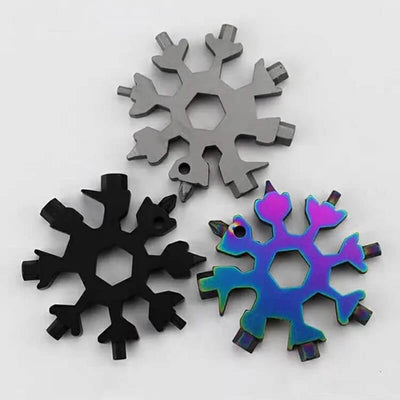 18 in One Multifunctional Snow Flake Wrench And Screwdriver