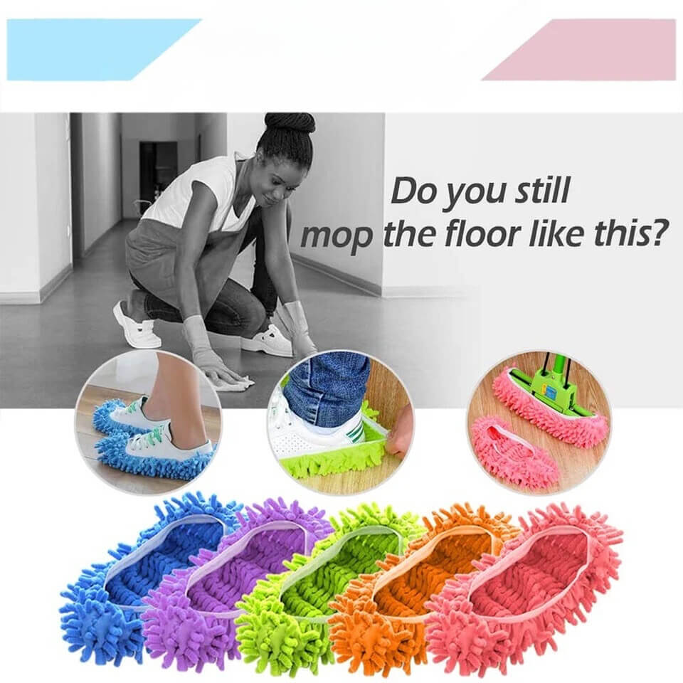 Microfiber Cleaning Shoe and Mop Cover