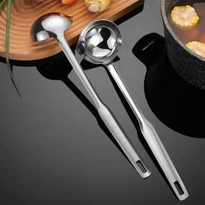 Stainless Steel Soup Ladle with Oil Separator