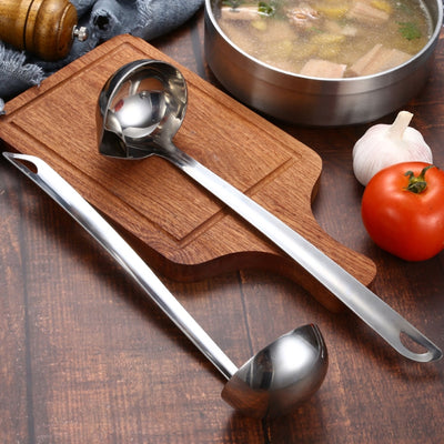 Stainless Steel Soup Ladle with Oil Separator