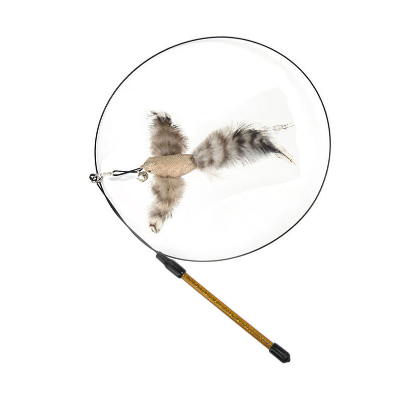 Steel Stick Feather Cat Toy - Rezetto