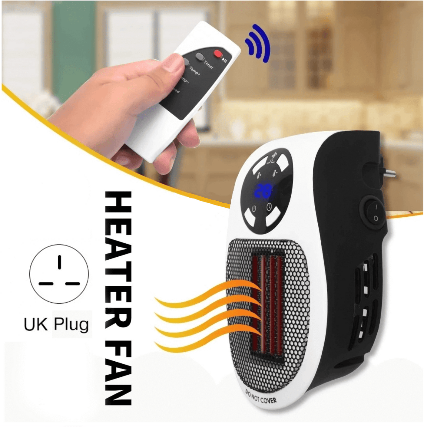 Portable Electric Heater - Rezetto