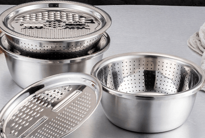 Stainless Steel Strainer and Grater
