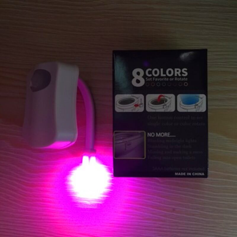 Toilet PIR Motion Sensor Induction LED Night Light