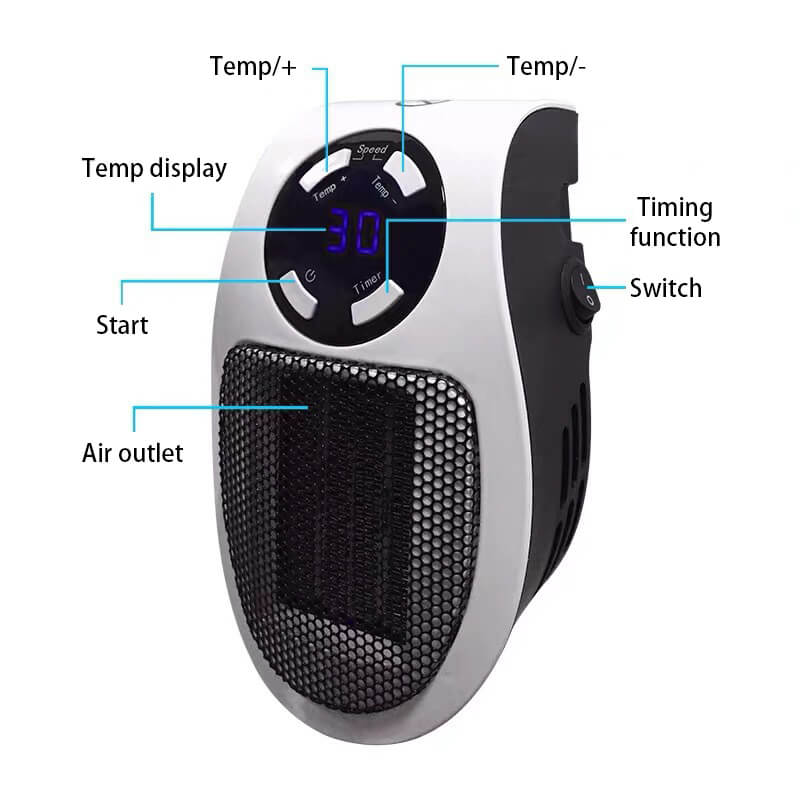 Portable Electric Heater - Rezetto