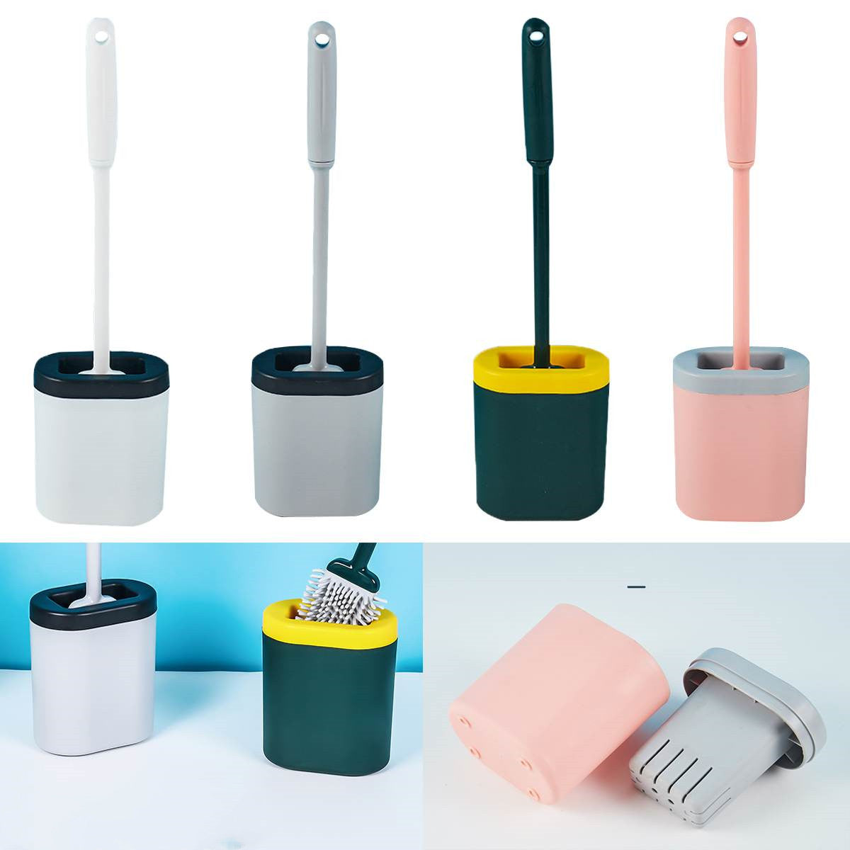 Silicone Soft Bristled Toilet Brush - Rezetto