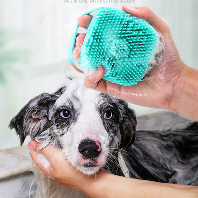 3 in 1 Pet Silicone Bath Brush, Massager and Hair Comb - Rezetto