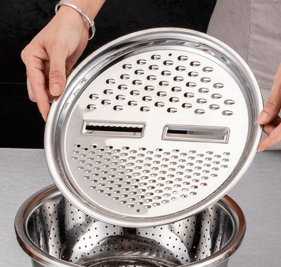 Stainless Steel Strainer and Grater
