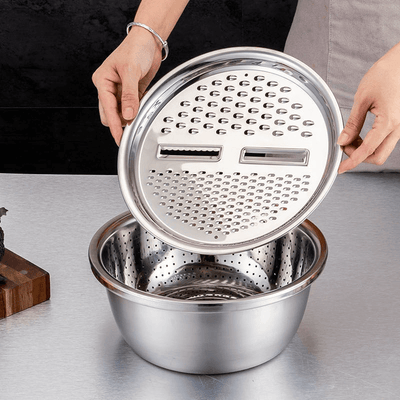 Stainless Steel Strainer and Grater