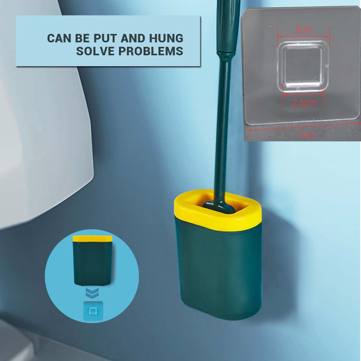 Silicone Soft Bristled Toilet Brush - Rezetto