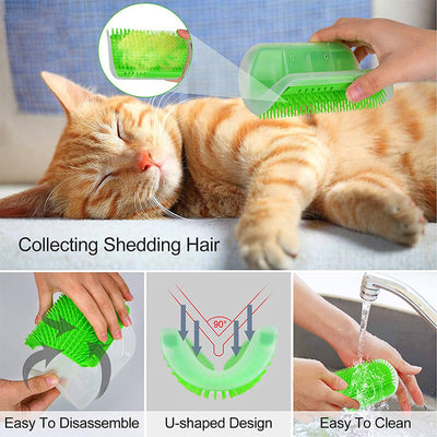 Cat Self Groomer & Massager Brush