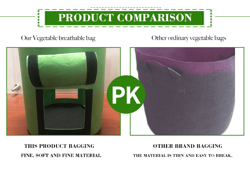 Vegetables Breathable Growth Bag