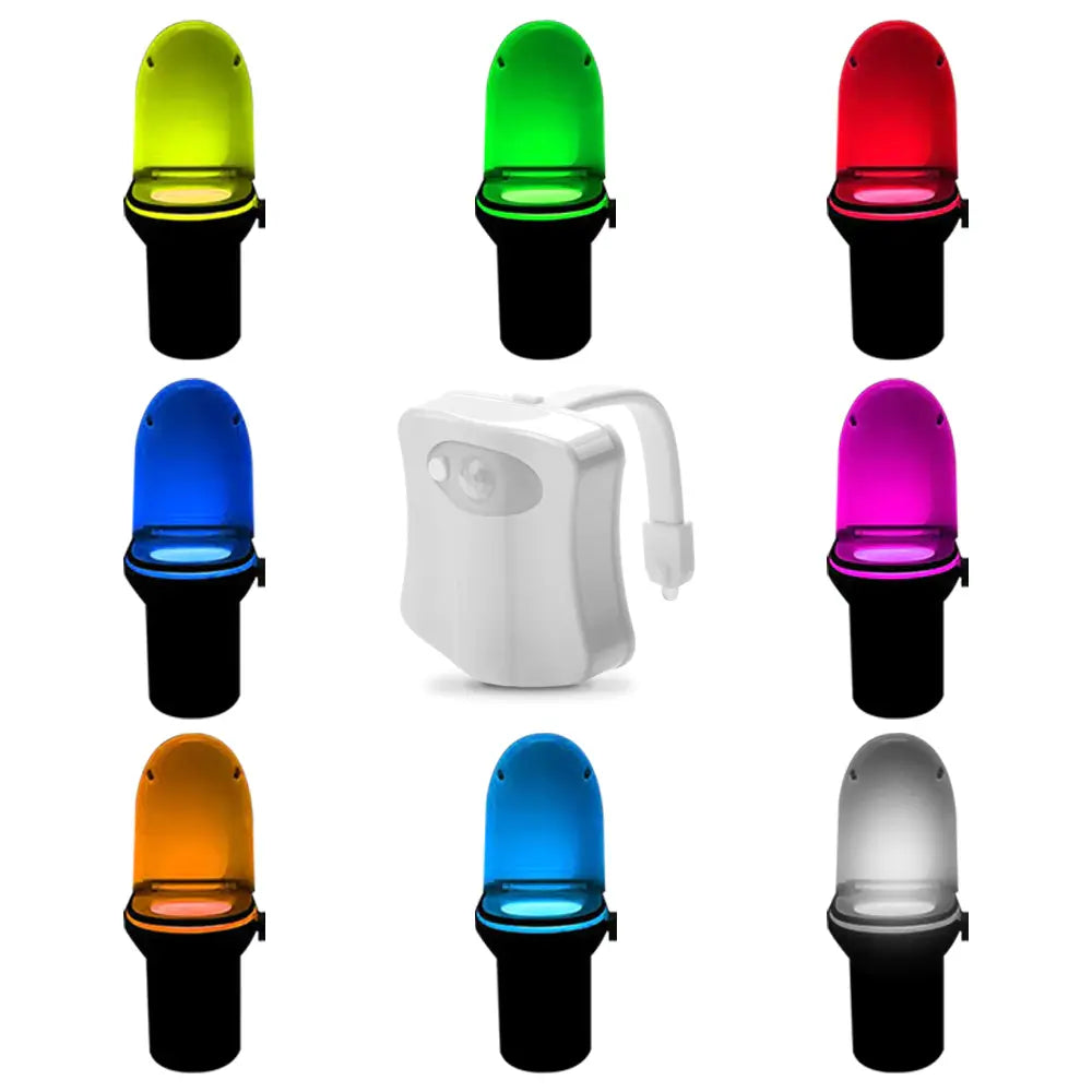 iMounTEK PIR Motion Sensor Activated LED Toilet Bowl Light in Red