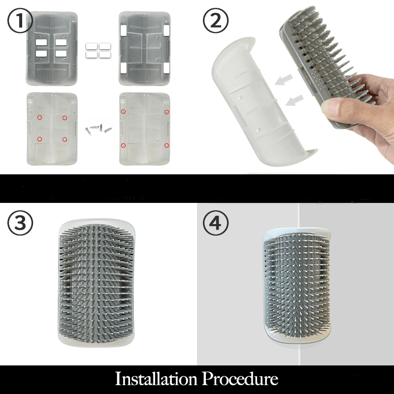 Cat Self Groomer & Massager Brush