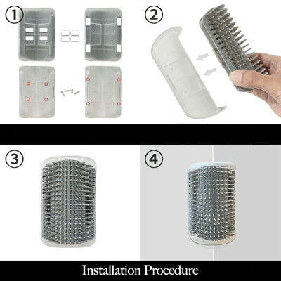 Cat Self Groomer & Massager Brush