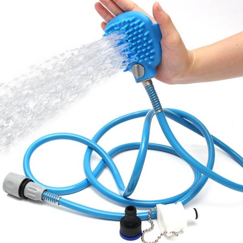 3 in 1 Pet Cleaning Brush, Water Sprayer and massager