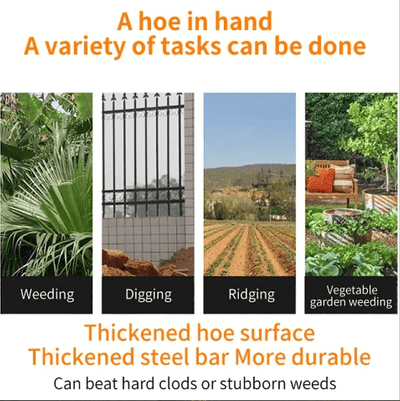 Steel Gardening Hollow Hoe