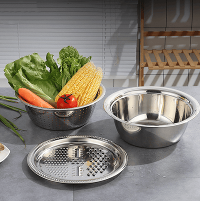 Stainless Steel Strainer and Grater