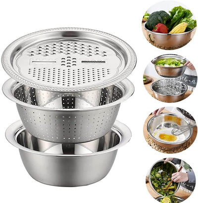 Stainless Steel Strainer and Grater