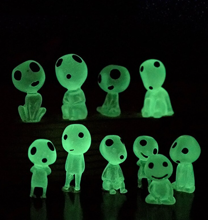 Luminous Alien Artifacts